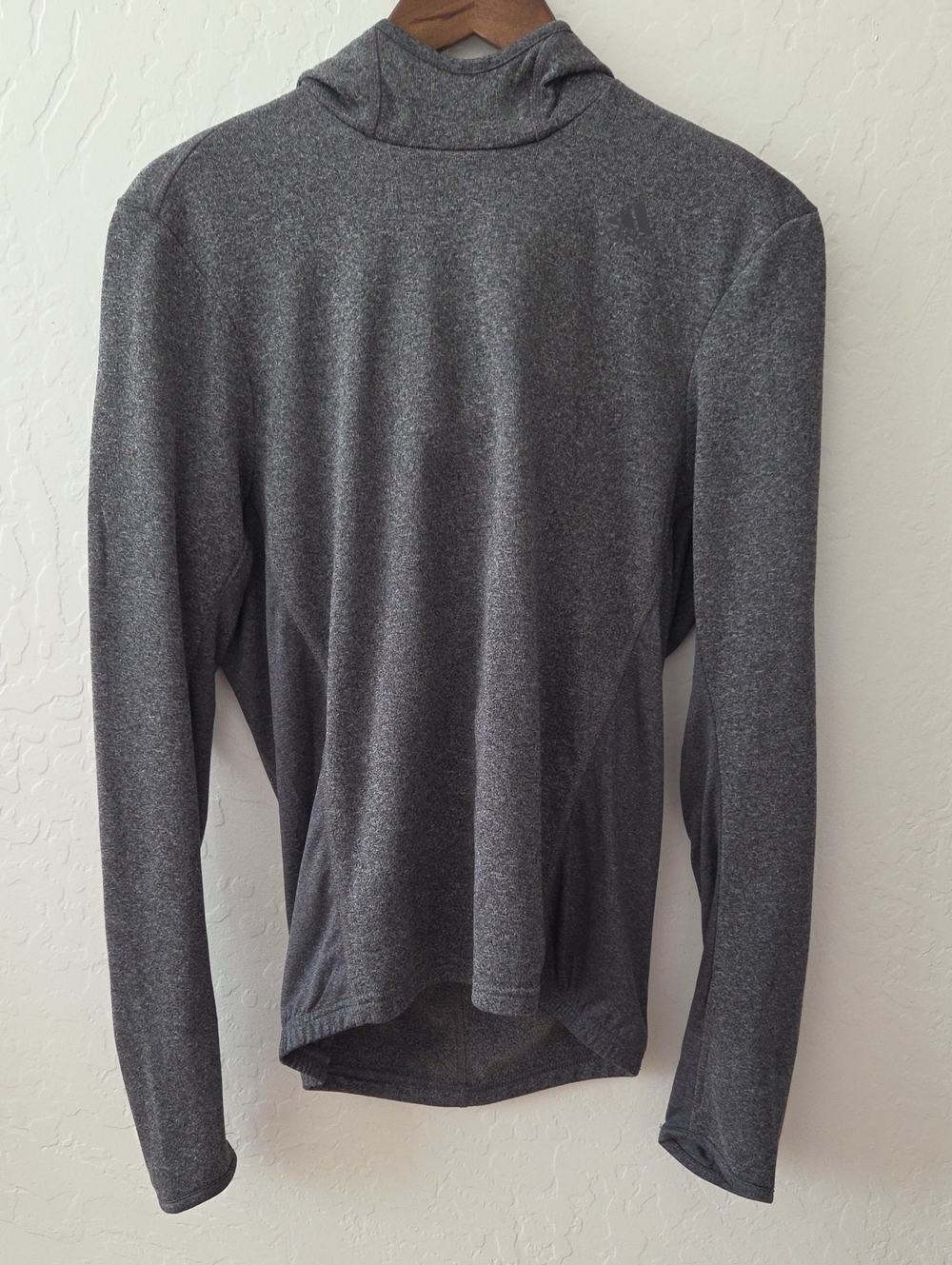 Adidas Gray Hooded Performance Sweater